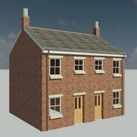 TERRACED HOUSE N GAUGE - Thumbnail 5
