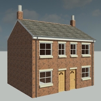 TERRACED HOUSE N GAUGE - Thumbnail 6