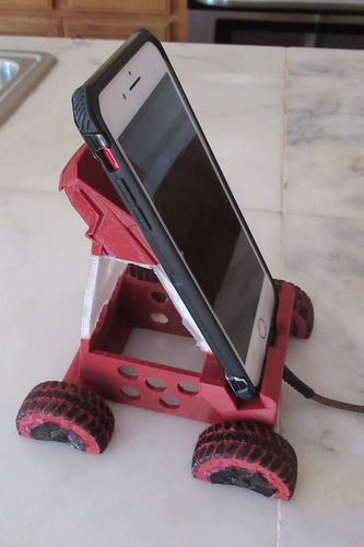 Monster Cyber  Truck Iphone Holder 3D Print 377553