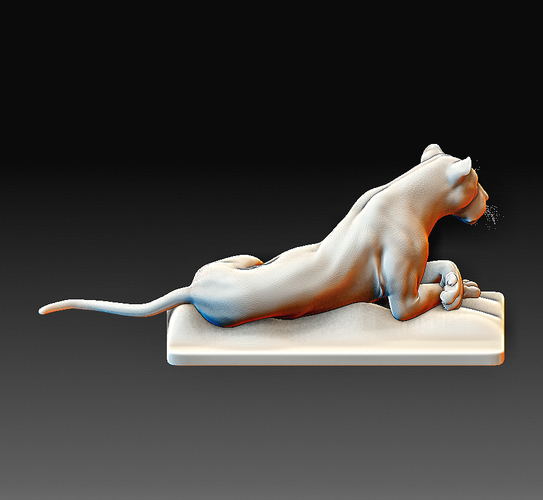 Lion female 3D Print 377605