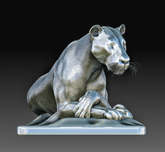 Lion female 3D Print 377607