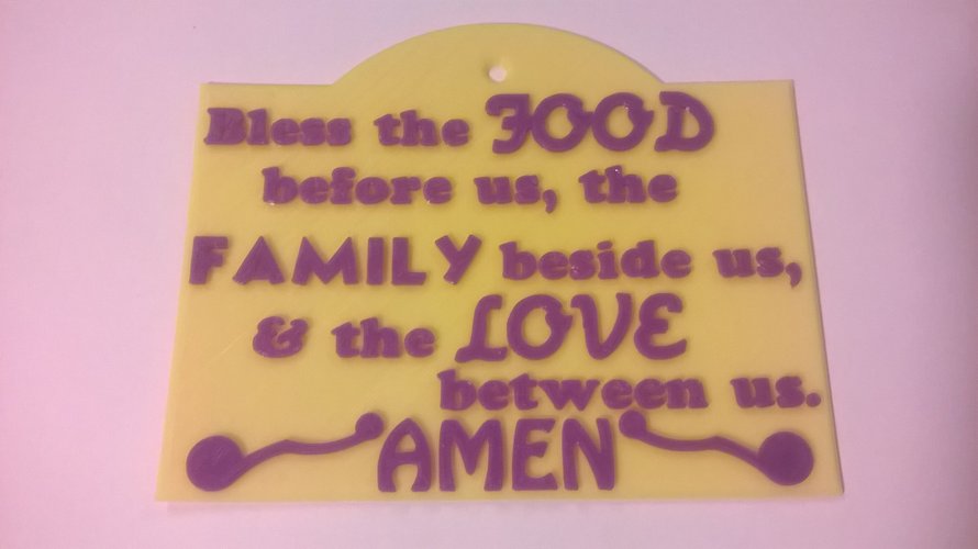 Bless Amen sign