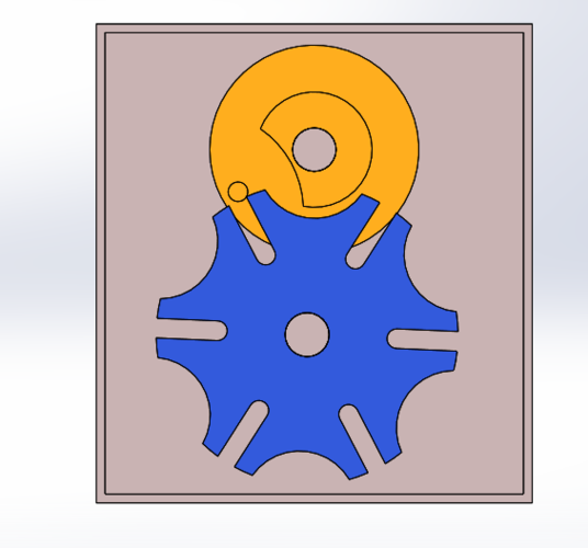Geneva Mechanism  3D Print 377635