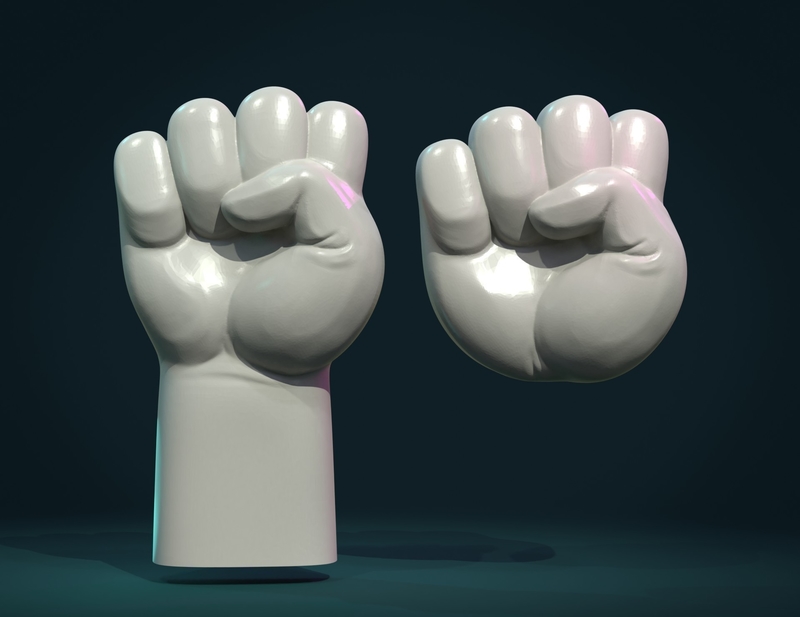Fist Hand relief