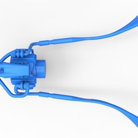 Diecast Turbo Engine V8 from Nux car Scale 1 to 25 - Thumbnail 7