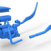 Diecast Turbo Engine V8 from Nux car Scale 1 to 25 - Thumbnail 12