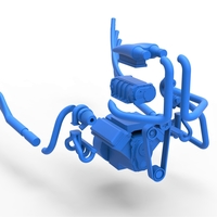 Diecast Turbo Engine V8 from Nux car Scale 1 to 25 - Thumbnail 15