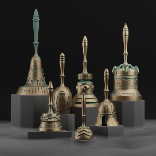 Sabriel Bells from the Old Kingdom series 3D Print 377732