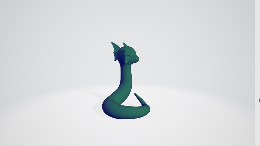 3D Printed pokemon dratini para colgar by molfilm | Pinshape