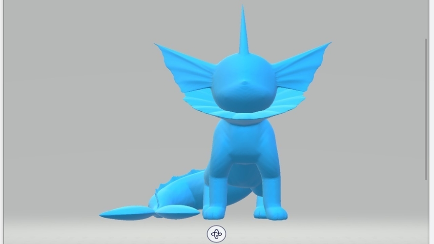 VAPOREON POKEMON 3D Print 377746