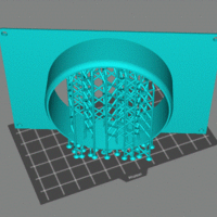 Small Anycubic Photon 3 inch Exhaust pannel Printable on the Photon 3D Printing 377788