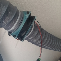 90mm exhaust fan adapter to 3inch duct Anycubic Photon - Thumbnail 1