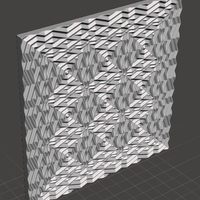 Geometric Diamond Cross Tile Panel - Thumbnail 2
