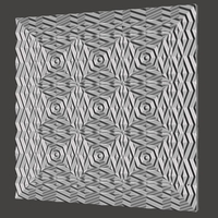 Geometric Diamond Cross Tile Panel - Thumbnail 3