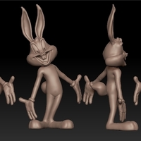 Small BUGS BUNNY LOONEY TUNES 3D Printing 377917