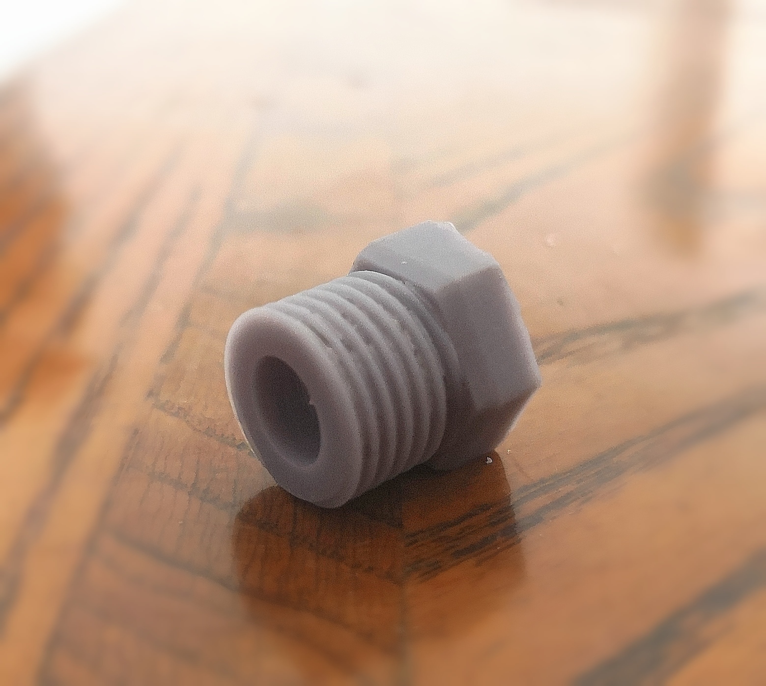 3D Printed Master Airbrush 1/4 Male to 1/8 Female Adapter by elingsanto