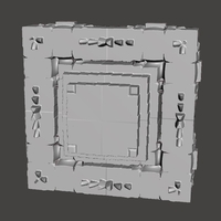 Robot Square Portrait Tile Panel - Thumbnail 1