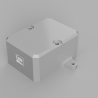 Small USB type B to GX16 adaptor box 3D Printing 378174