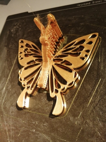 Butterfly coat hook 3D Print 378204