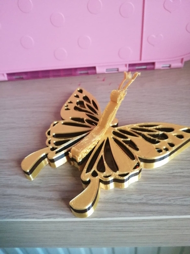 Butterfly coat hook 3D Print 378206