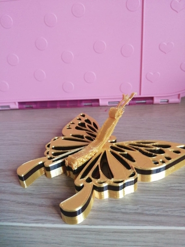 Butterfly coat hook 3D Print 378207