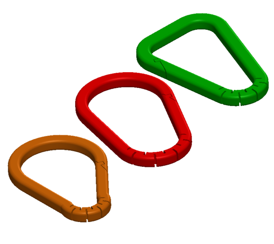 Carabiner collection - 3 designs - 3 sizes 3D Print 378228