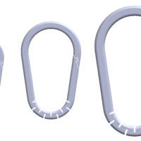 Carabiner collection - 3 designs - 3 sizes - Thumbnail 3
