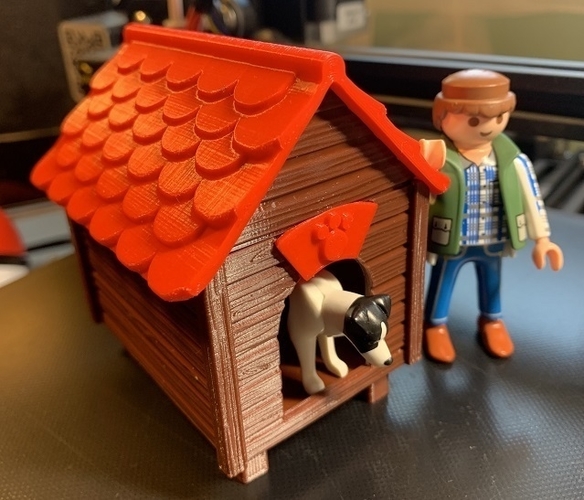 Niche / doghouse compatible Playmobil 3D Print 378293
