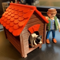 Small Niche / doghouse compatible Playmobil 3D Printing 378293