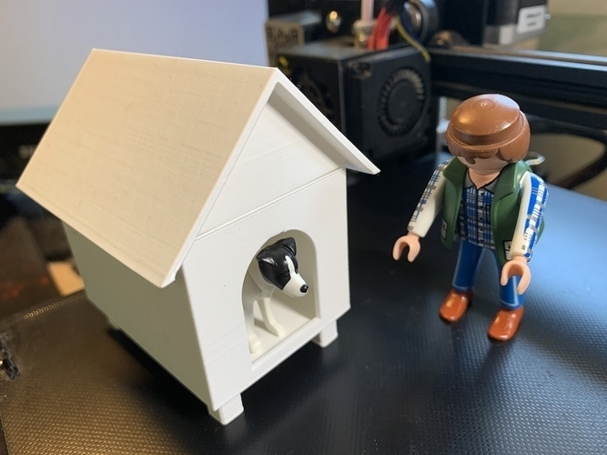 Niche / doghouse compatible Playmobil 3D Print 378295