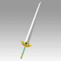 Small Sword Art Online SAO Kirigaya Suguha Leafa Sword 3D Printing 378306