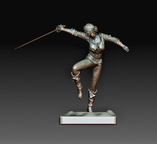 La fille de d'Artagnan 3D Print 378407