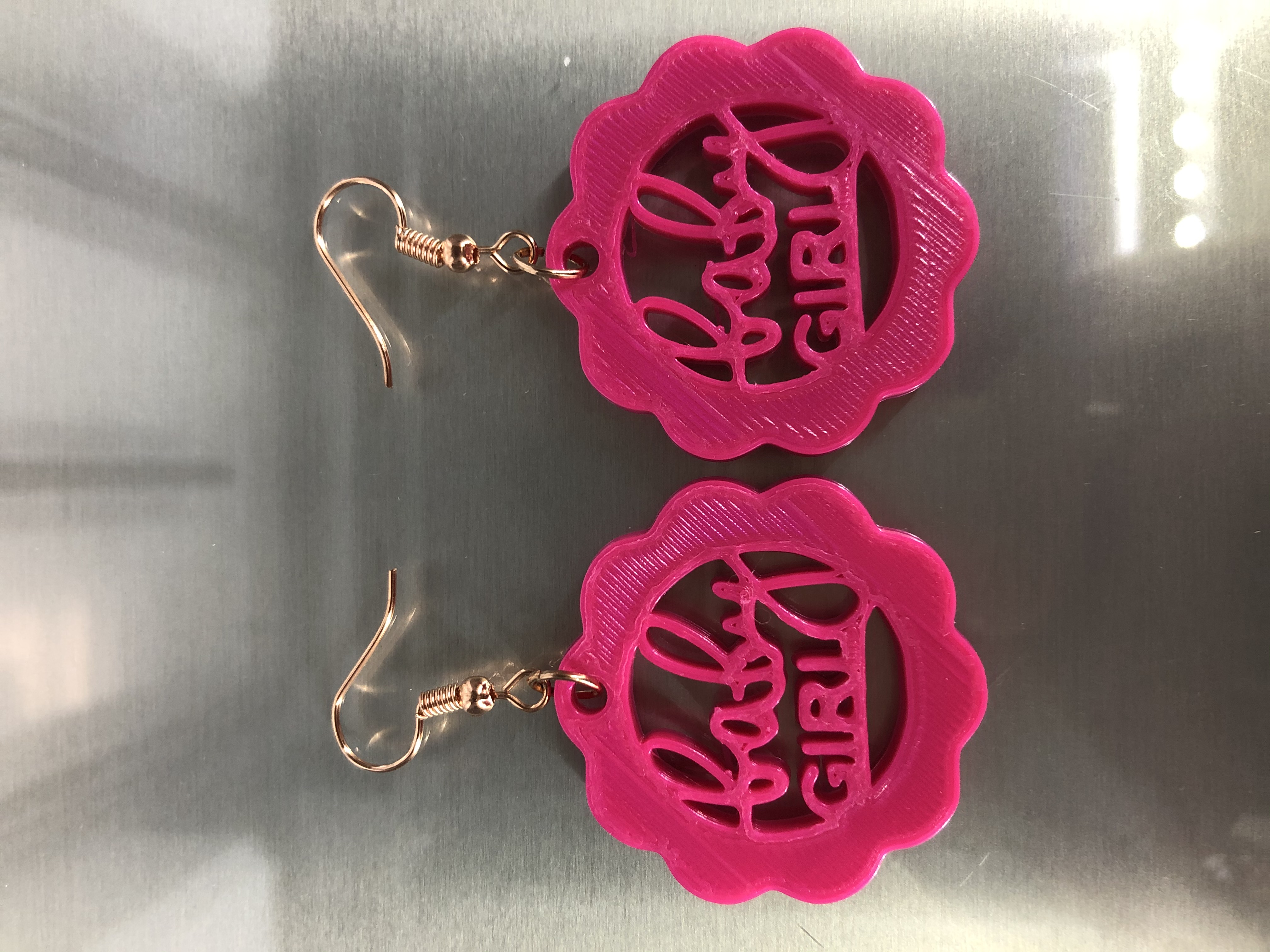 3D Printed Babyshower earrings (two files!) by IdeaLab Pinshape