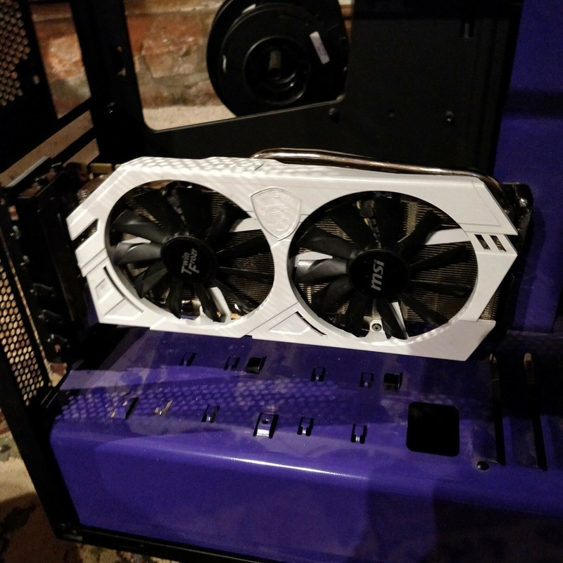Universal Vertical GPU Mount Amd Nvidia