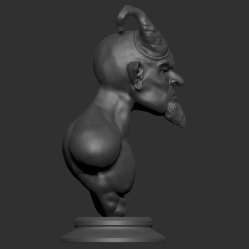 Devil/Demon Bust Sculpture 3D Print 378567