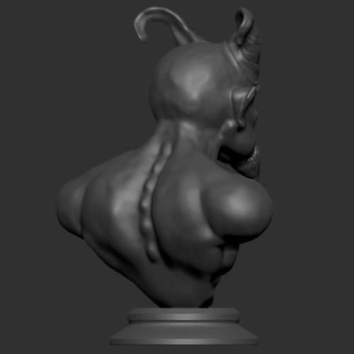 Devil/Demon Bust Sculpture 3D Print 378568