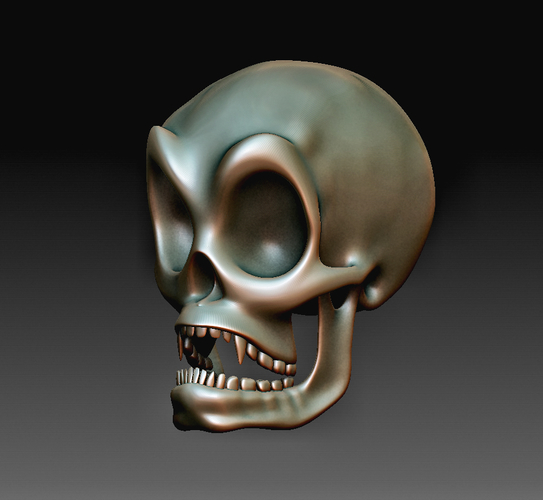 Skull 02 3D Print 378589