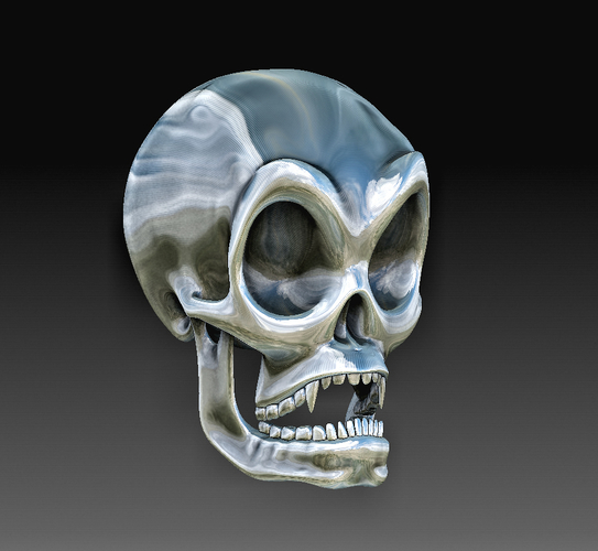 Skull 02 3D Print 378591