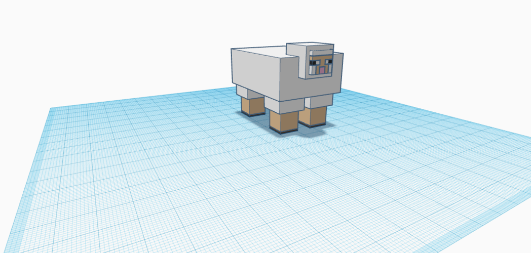 A 3d print of A mine craft sheep  3D Print 378664