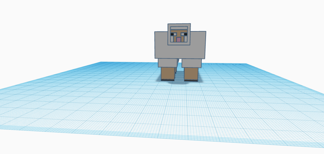 A 3d print of A mine craft sheep  3D Print 378665