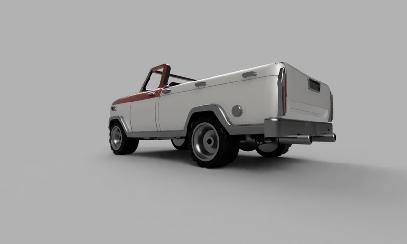 Fortnite pickup truck car vehicle 3D Print 378696