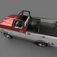 Fortnite pickup truck car vehicle - Thumbnail 3