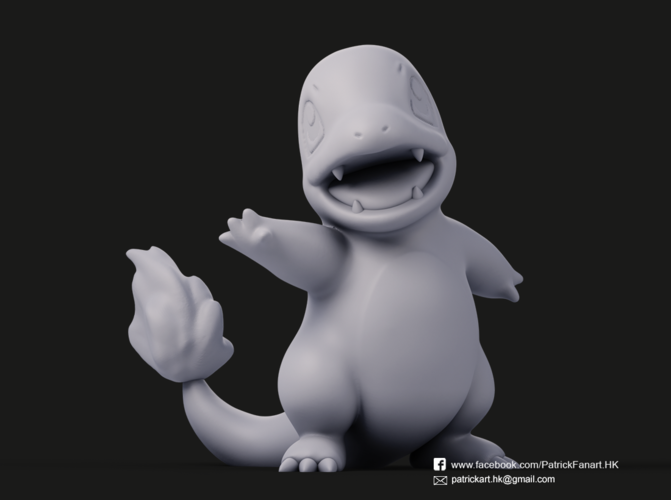 Charmander(Pokemon) 3D Print 378741