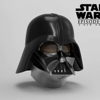 Darth Vader Helmet A New Hope Accurate STL file for 3d print - Thumbnail 1