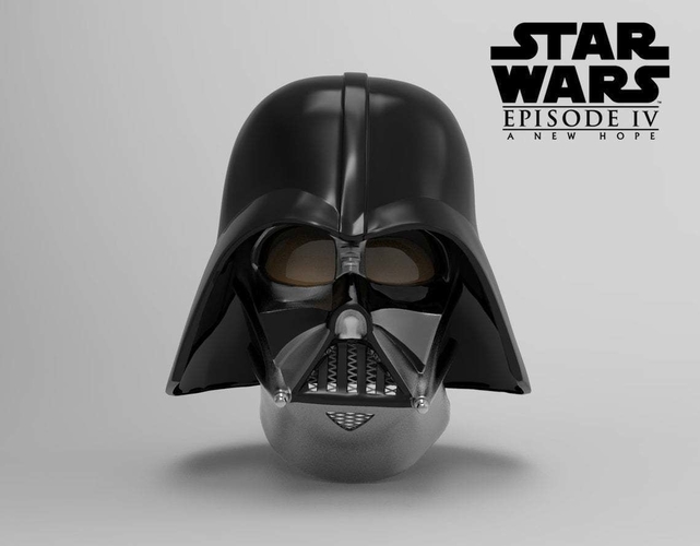 Darth Vader Helmet A New Hope Accurate STL file for 3d print 3D Print 378906