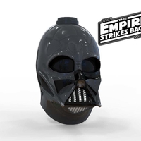 Darth Vader helmet Empire Strikes Back Accurate   3d print - Thumbnail 2