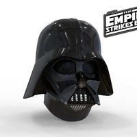 Darth Vader helmet Empire Strikes Back Accurate   3d print - Thumbnail 3