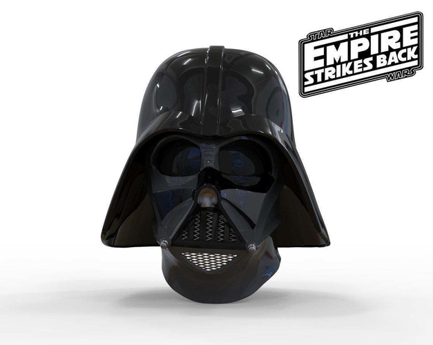 Darth Vader helmet Empire Strikes Back Accurate 3d print
