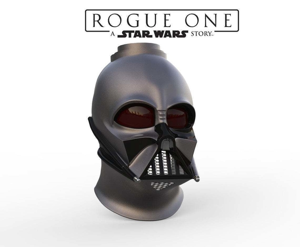 Darth Vader Helmet  Rogue One Accurate STL file for 3d print 3D Print 378915