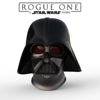Small Darth Vader Helmet  Rogue One Accurate STL file for 3d print 3D Printing 378916
